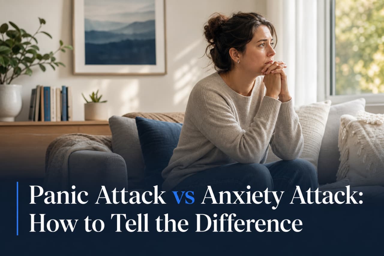 Panic Attack vs Anxiety Attack: How to Tell the Difference
