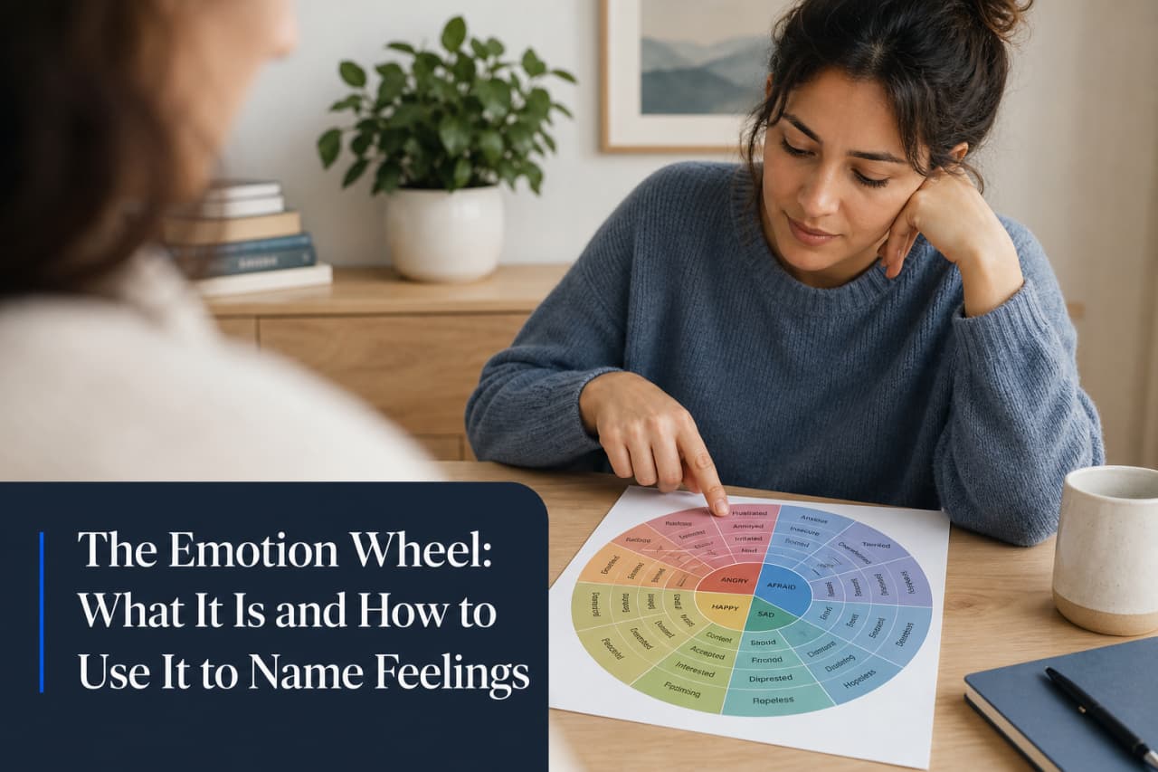 The Emotion Wheel: What It Is and How to Use It to Name Feelings