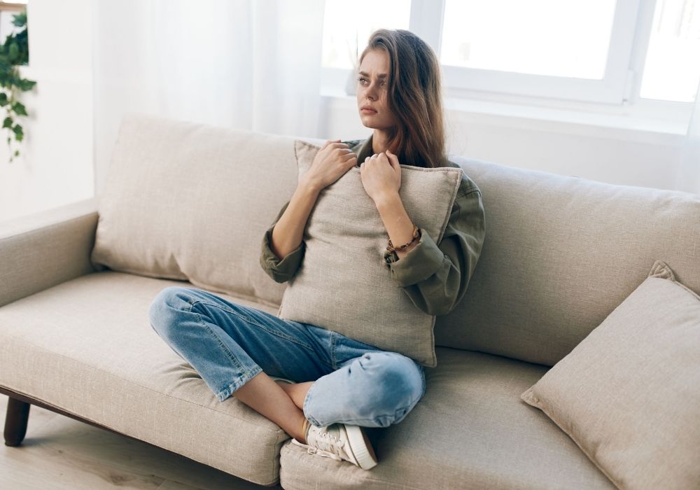 person having anxiety