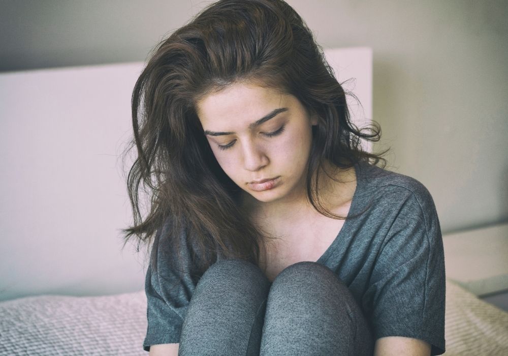 person having mental health issues